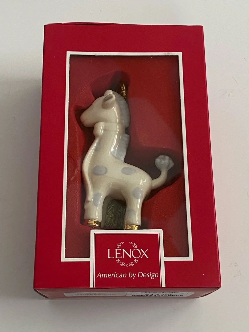 Lenox baby’s first Christmas giraffe boy 2013 Christmas ornament collection